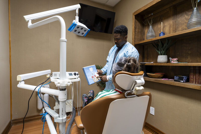 Modern dental treatment room with advanced equipment at Marshall H. Brown, DDS in Fort Worth